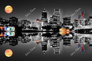 PDX Night B_W