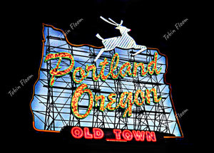 Portland Sign Black