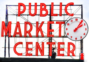 Seattle: Public Market Center - sign