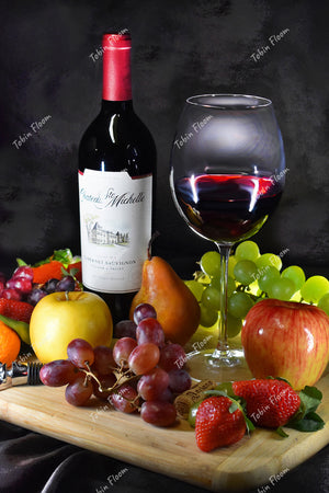 Food n spirits: Painted glass finale