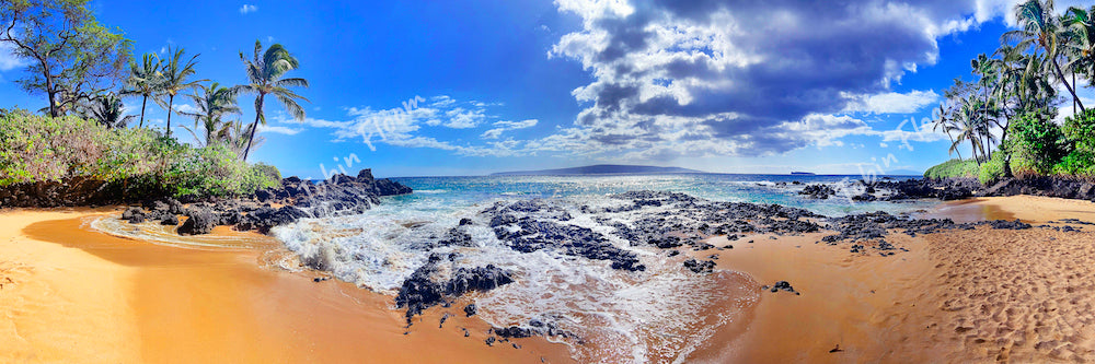 Secret beach maui colored